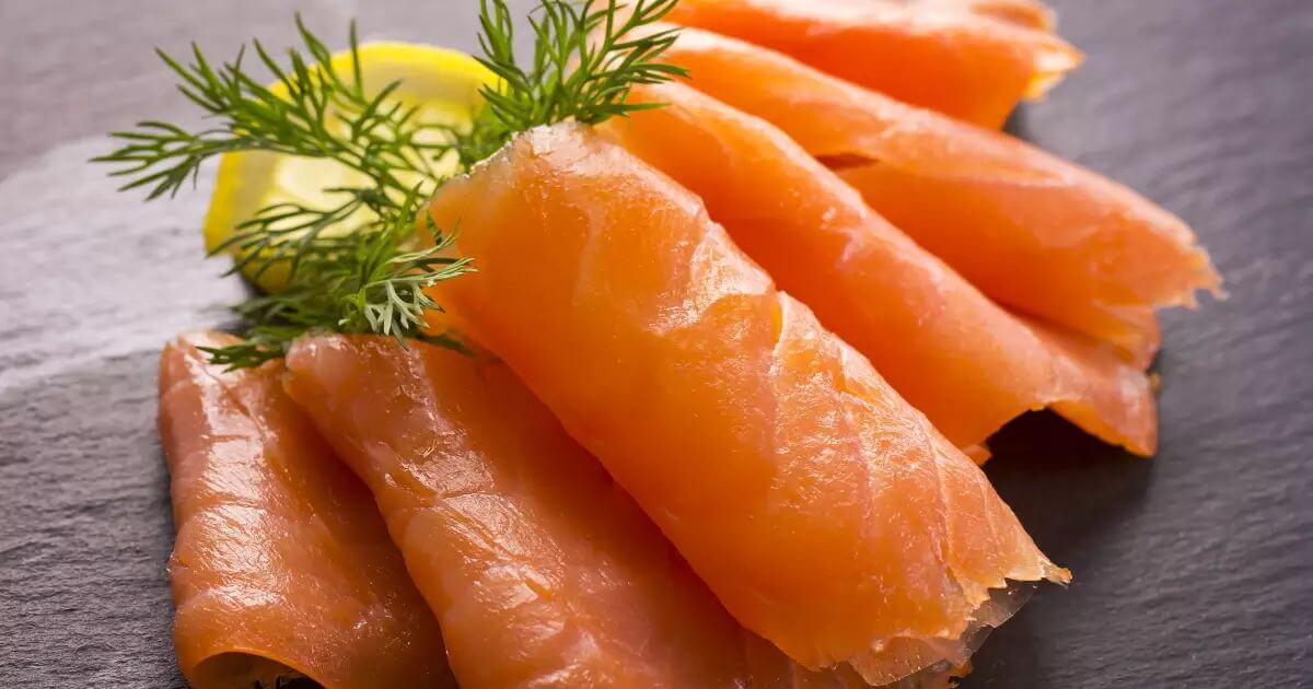 Saumon fumé tranché